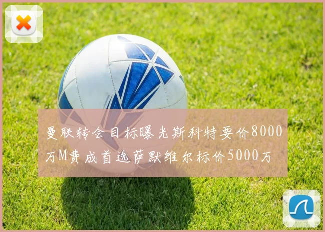曼联转会目标曝光斯科特要价8000万M费成首选萨默维尔标价5000万